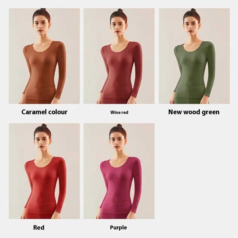 Women's Thermal Underwear thermal underwear Modal high stretch Winter clothes for women Long Slve Tops Warm Pants Leggings Thermo Underwear Y2410