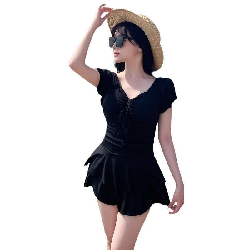 Large Size Jumpsuit For Women 2024, New Belly Covering, Slimming And Conservative, Chubby Mm Vacation Hot Spring Swimming Suit