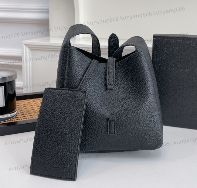 Bucket Bag Crossbody Hobo LE37 Underarm Shoulder Shopping Handbags Plain Bags Handbag Purse Drawstring Women Large Capacity Pouch Removable strap