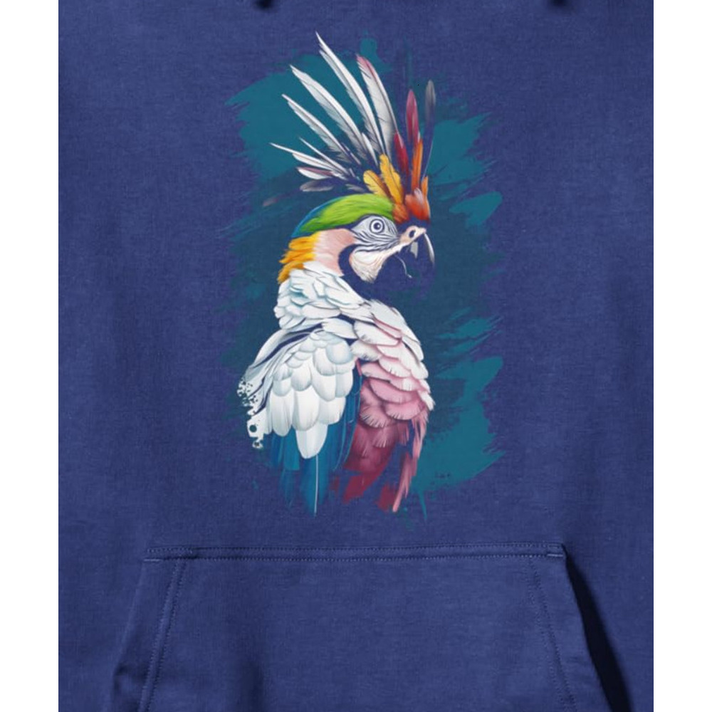Hoodie for Mens Womens Parrot Bird Colorful Birdwatching Tropical Gifts Graphic Tee Pullover Hoodie Graphic Hoodies sweatshirt Pullover Long Sleeve