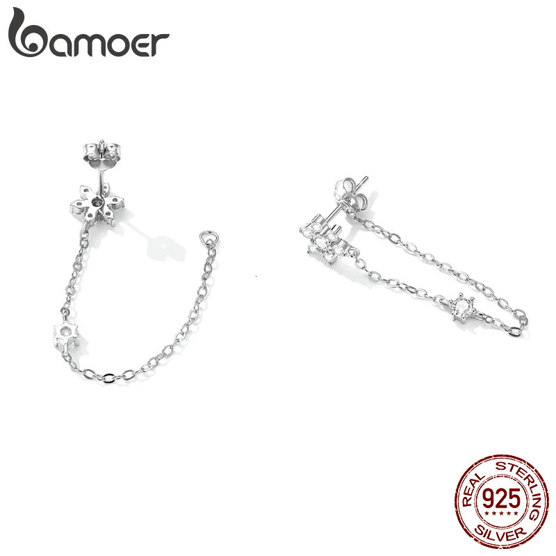 925 sterling silver tassel earrings suitable for women exquisite jewelry simple and bright star pendant wedding gifts 240906