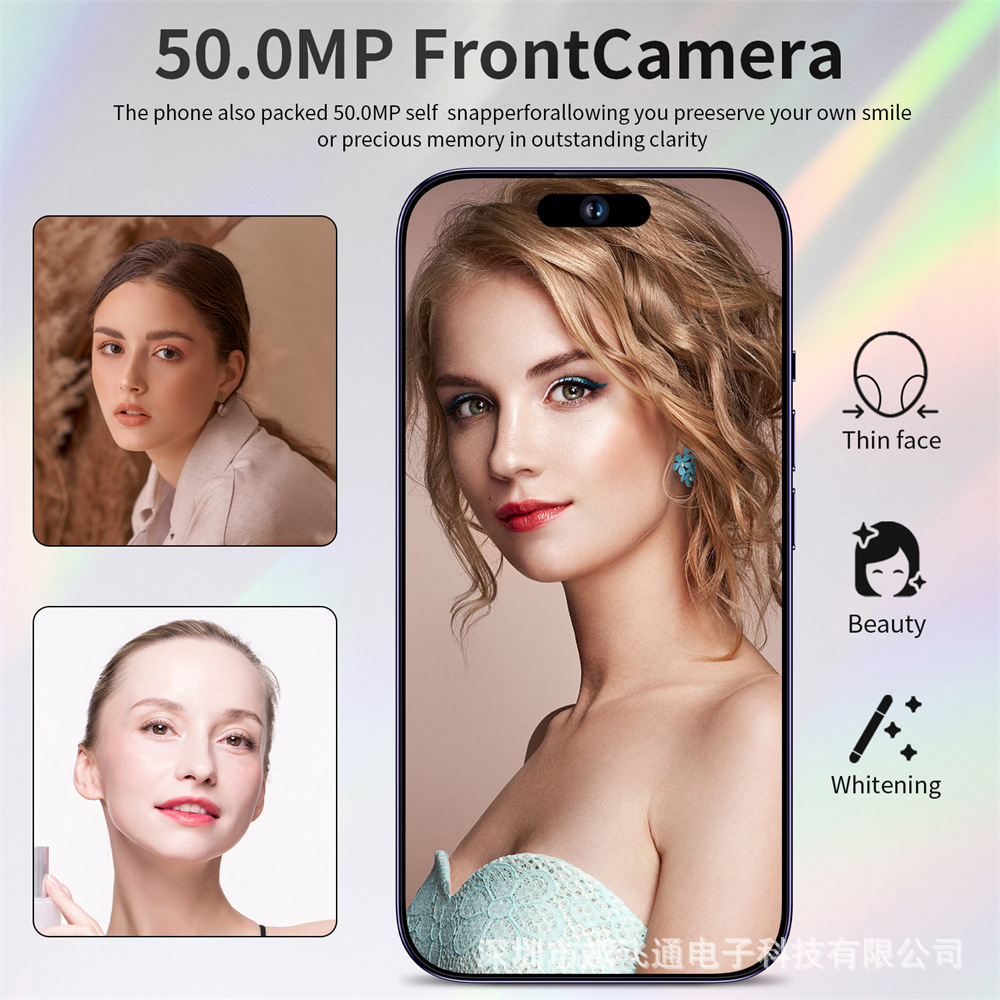 14 Pro Max Mobile 7.3-inch HD Screen Android 14 Phone Qualcomm 888 CPU,16GB+1TB Cell Phone,50MP+108MP Camera Pixels 7800mAh Battery 5G Dual SIM Card C