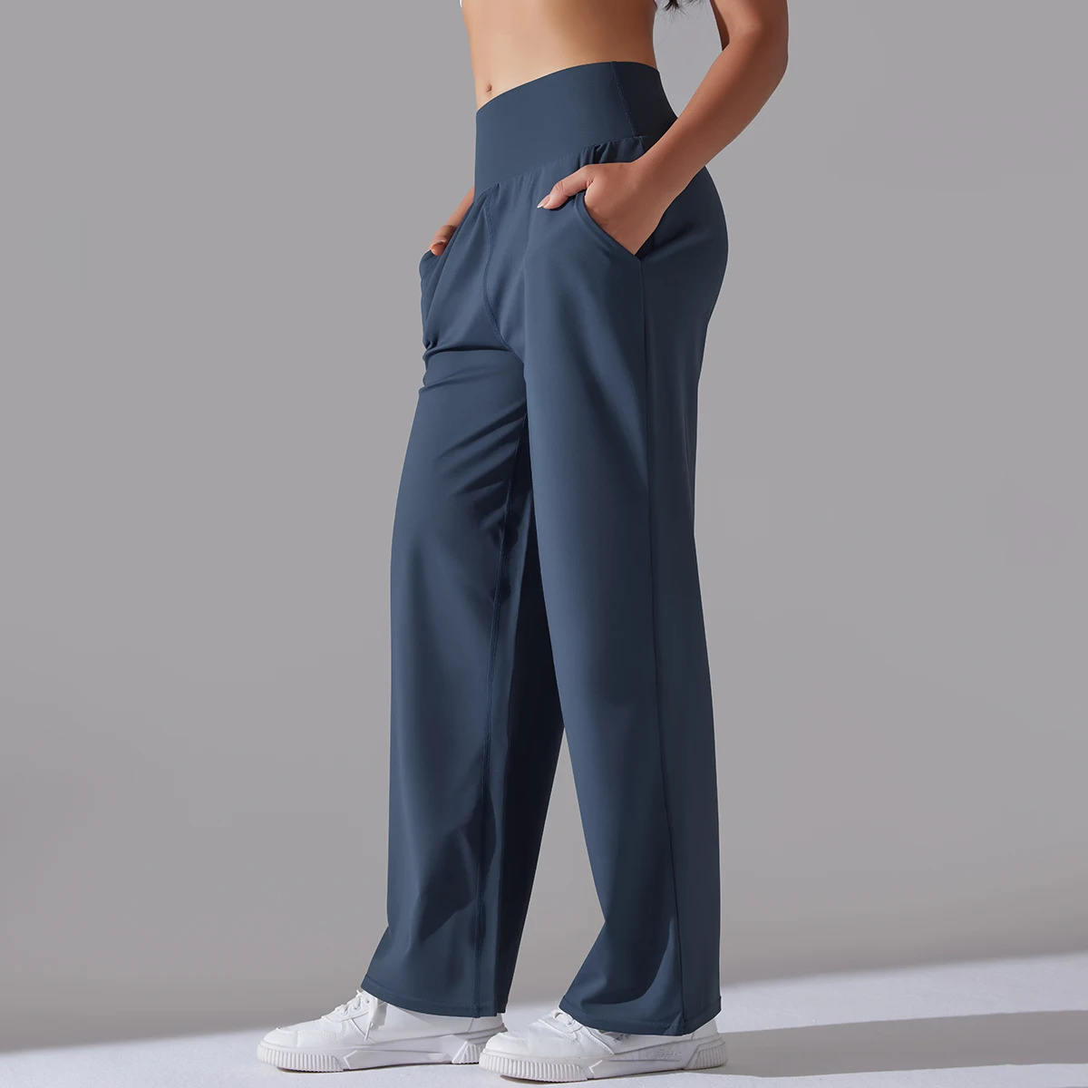 Casual Pants Women Loose Straight Wide Leg Pants Wide Leg Pants Office High Waist Pants Woman Pants Baggy Dance Leggings 240930