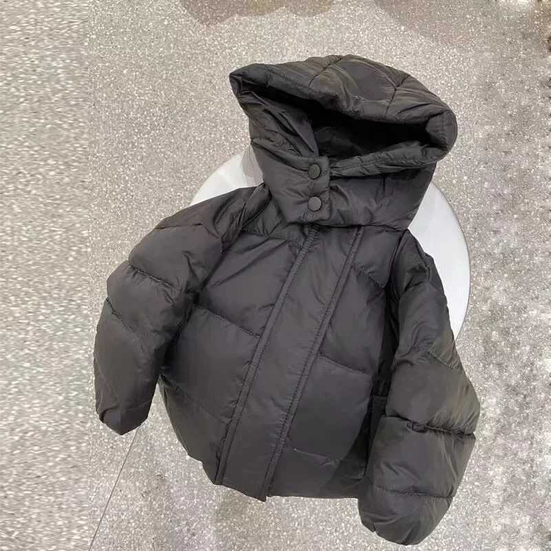 Down Coat Childrens Korean cotton Parkas childrens padded jacket boys winter warm thick girls H241010