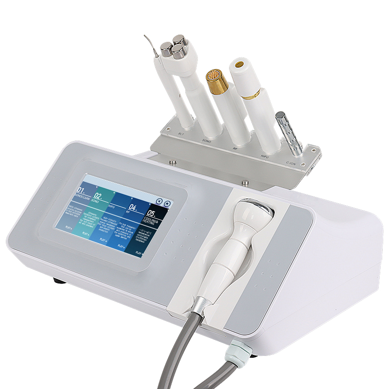 Multifunction 6 In 1 Face Lifting Treatment Tender Skin Brightens Skin Tone Improve Pores Acne Removal Beauty Equipment