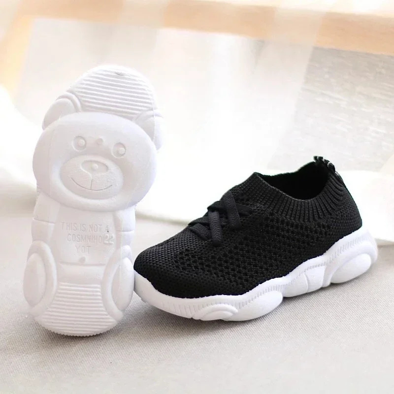 Childrens shoes with anti slip soft rubber soles baby sports shoes casual flat sports shoes childrens sizes childrens girls and boys sports shoes 2410