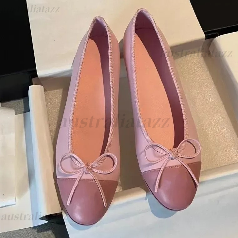 Ballet Flats Shoes women slingback heels Channels Luxury Sandals dress shoes Ballet shoes flats shoes leather letter bow Ballerina shoes black leather Loafers 552