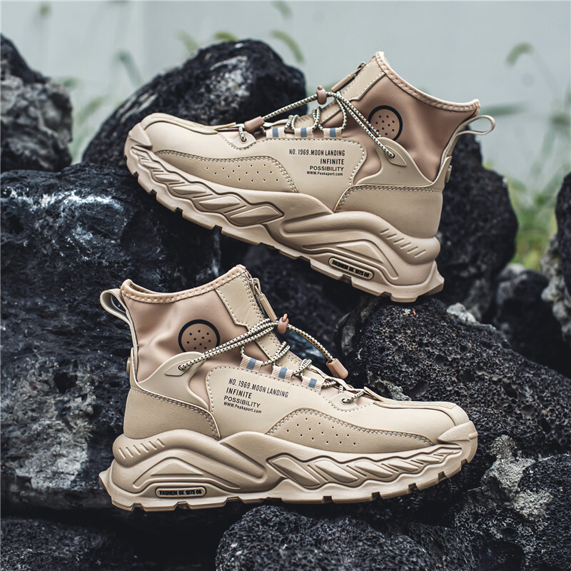 High top Men Shoes Designers Sneakers Korean Fashion Trend Casual Sport Walking Shoes