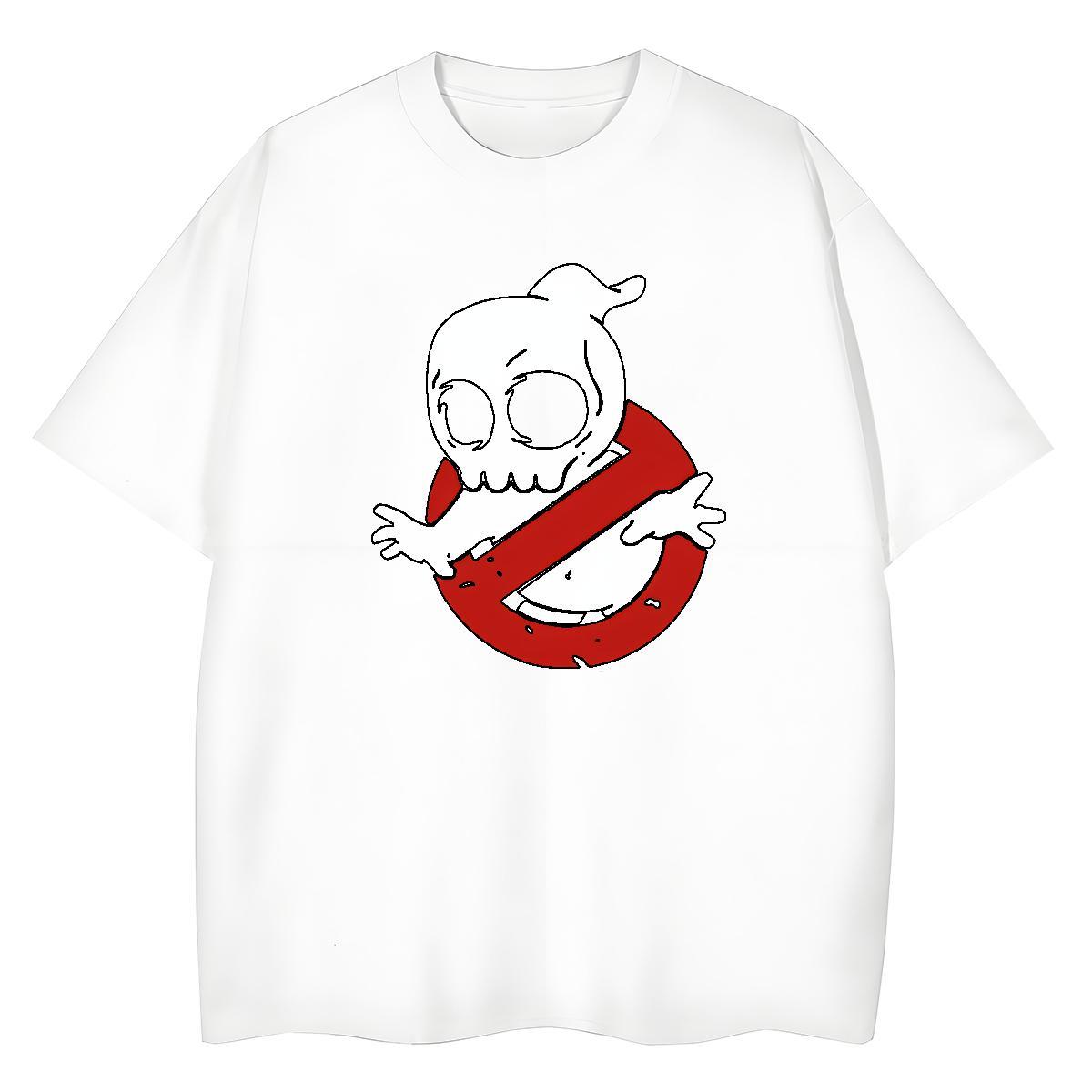 Stylist T Shirt For Woman 230g Cotton Crew Neck Hip Hop Street skull Unisex Tshirts Designer Cartoon Print Clothes