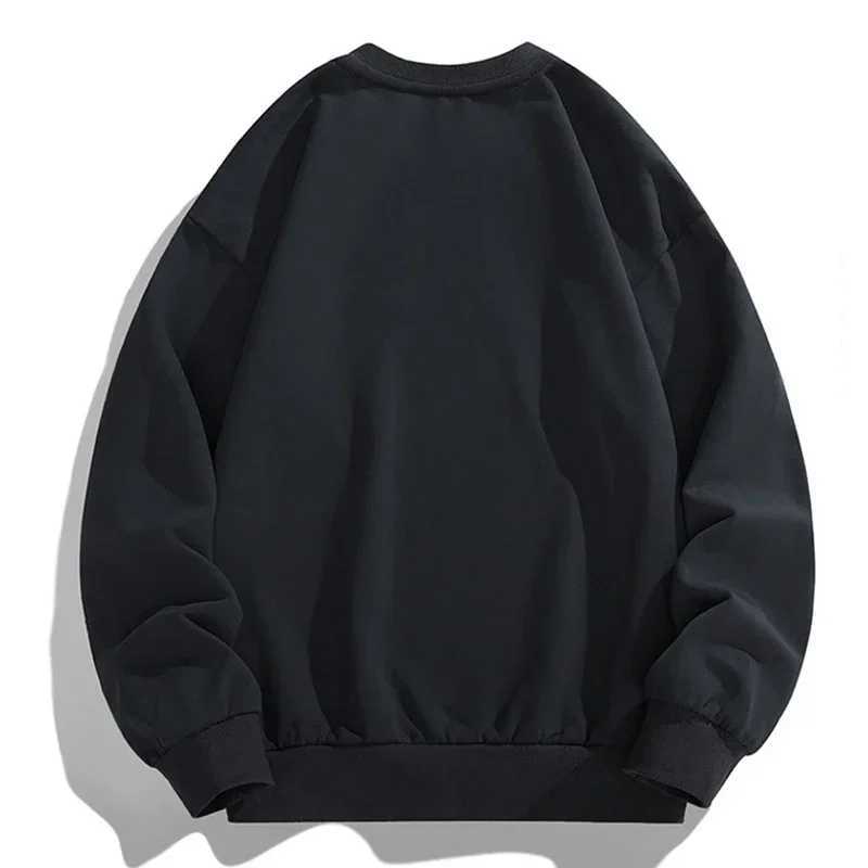 Men Plus Size Sweatshirt Long Sleeve Autumn Winter Hoodies Tshirt Big Size 6XL 7XL Black Grey Men Clothing LX241011