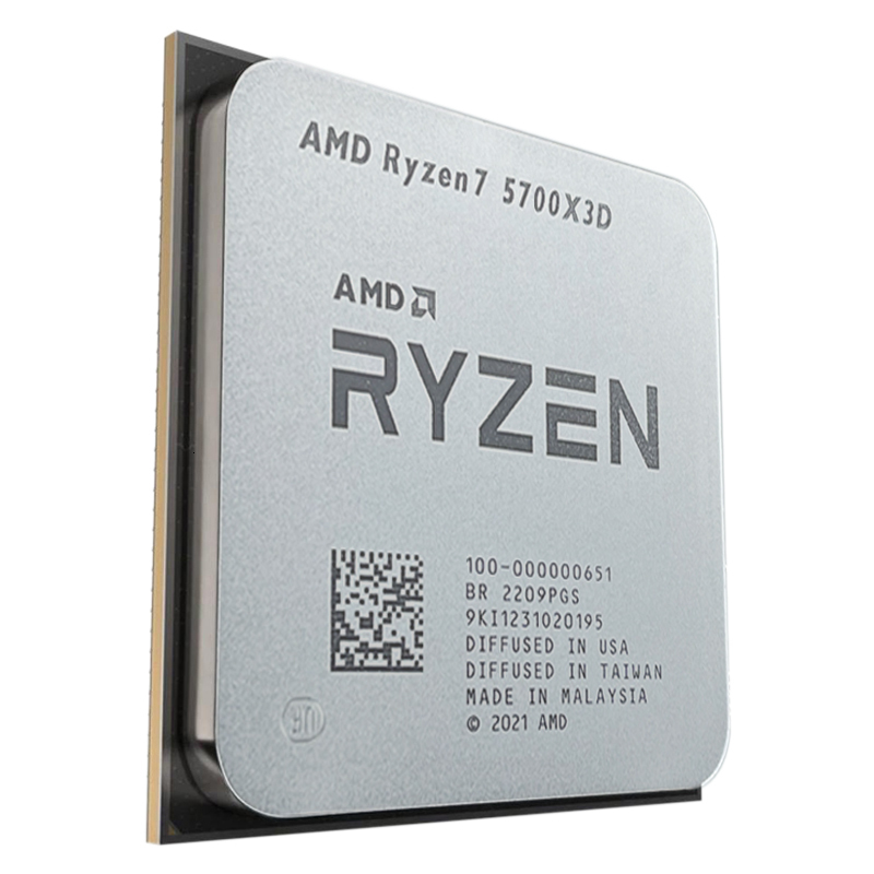 New AMD Ryzen 7 5700x3d CPU R7 5000 Serie 8 Core 16 Thread 3.0 GHz Socket AM4 Processor 7NM L3=96M105W None Integrated Graphic