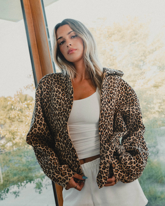 US Y2K Leopard Zipper Hoodie Womens Street Fashion Trend Warm Sportswear Couple Casual Loose Punk Hoodie 241011