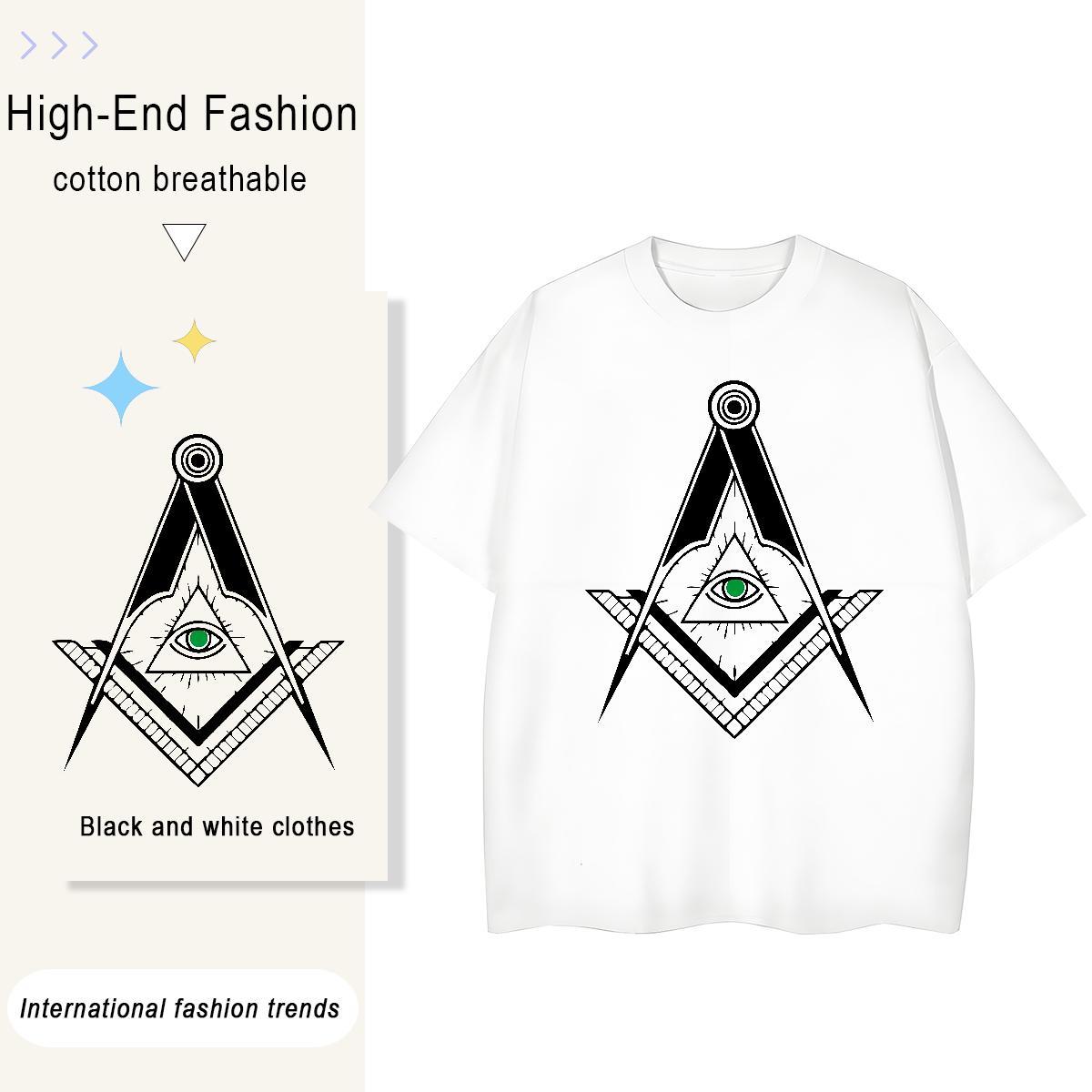 New T Shirts Women 100% Cotton 230g Comfortable Sports Casual eye of the devil Women Tees Designer Nice Custom Cartoon Tshirts