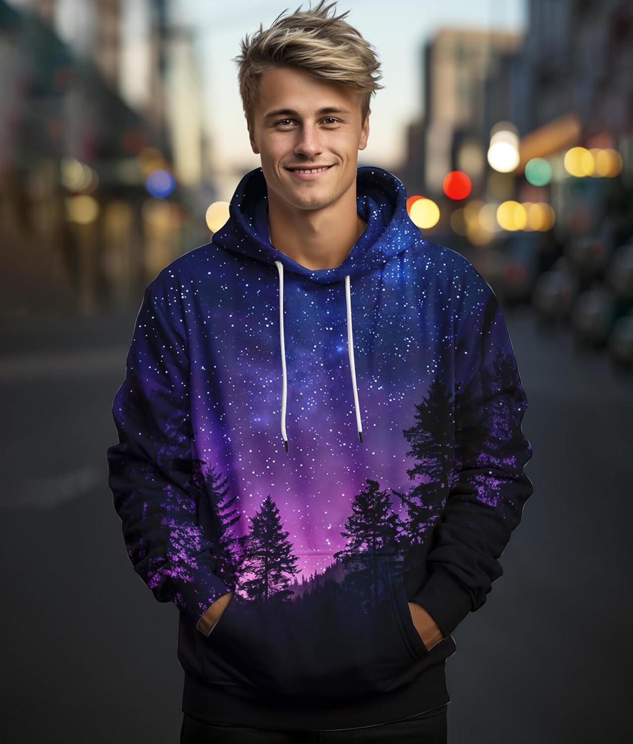 Hoodie for Mens Womens 3D Novelty Hoodies Pullover Sweatshirt Graphic Print With Pockets Graphic Hoodies sweatshirt Pullover Long Sleeve keep warm