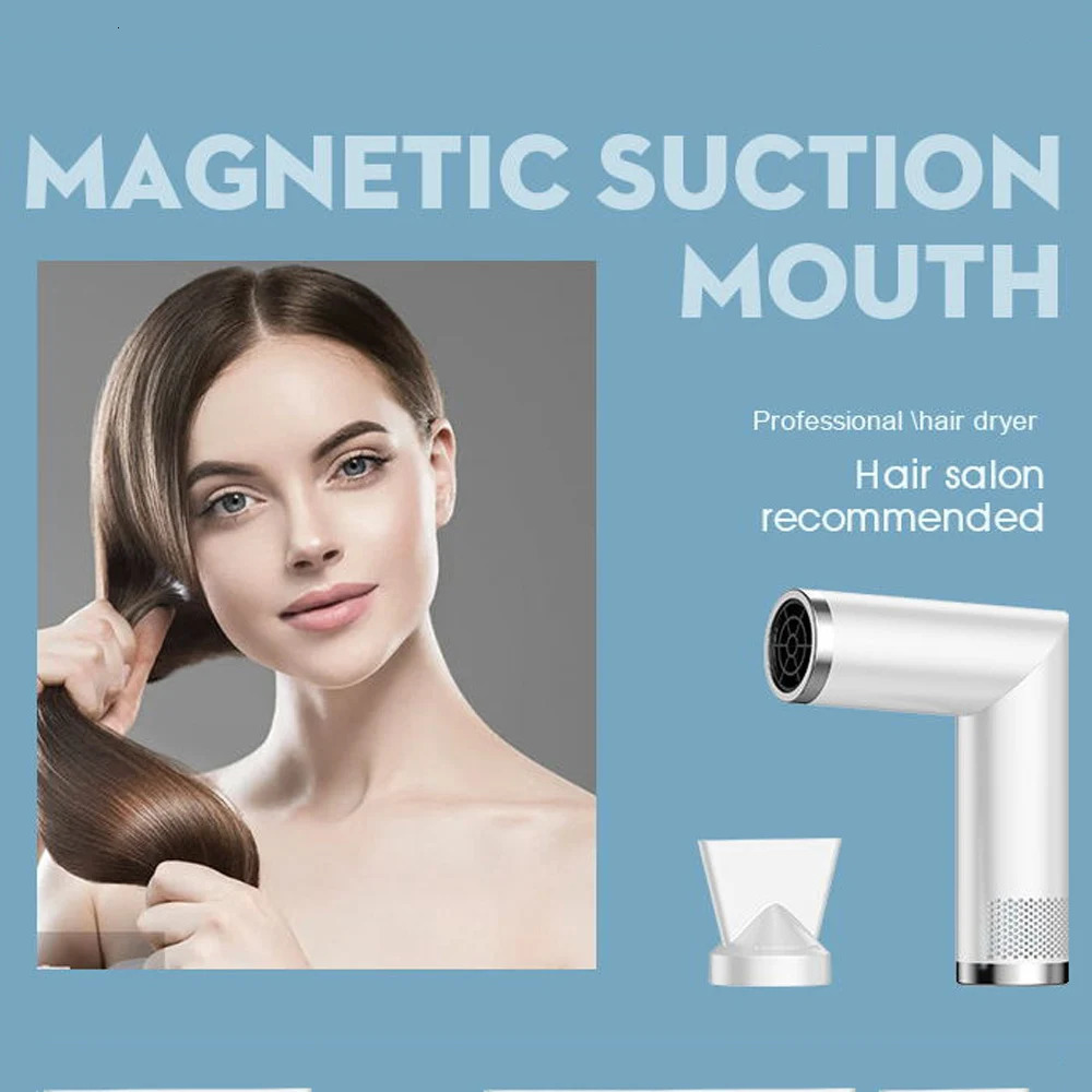 Ionic Hair Dryer Rotary Folding Blow Drier and Cold Wind Hairdryer Quick Dry Hair Care Lightweight Household Hair Dryers 241009