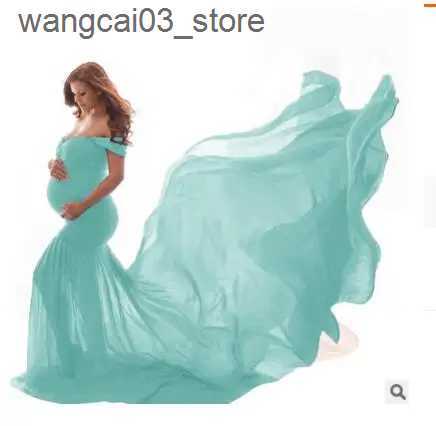 Maternity Dresses Classic fashion Elegant Lace Maternity Dress Photography Props Long Dresses For Photo Shoot Pregnant Dress Pregnant Clothes L240910