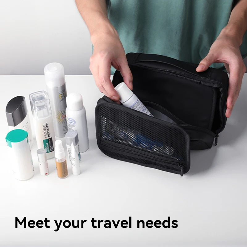 Travel toilet bag for men business travel god dry wet separation fitness bath bag waterproof makeup storage bag L_MR86 washing bag 241008