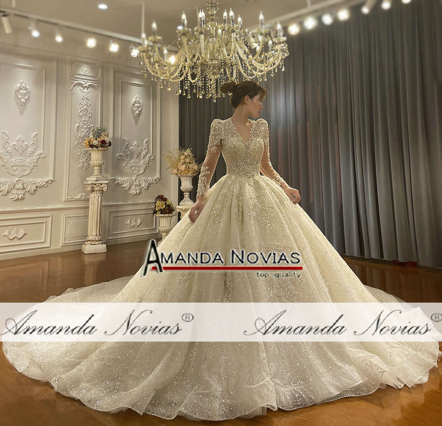 Amanda Novias Real Photos Good Price Wedding Dress