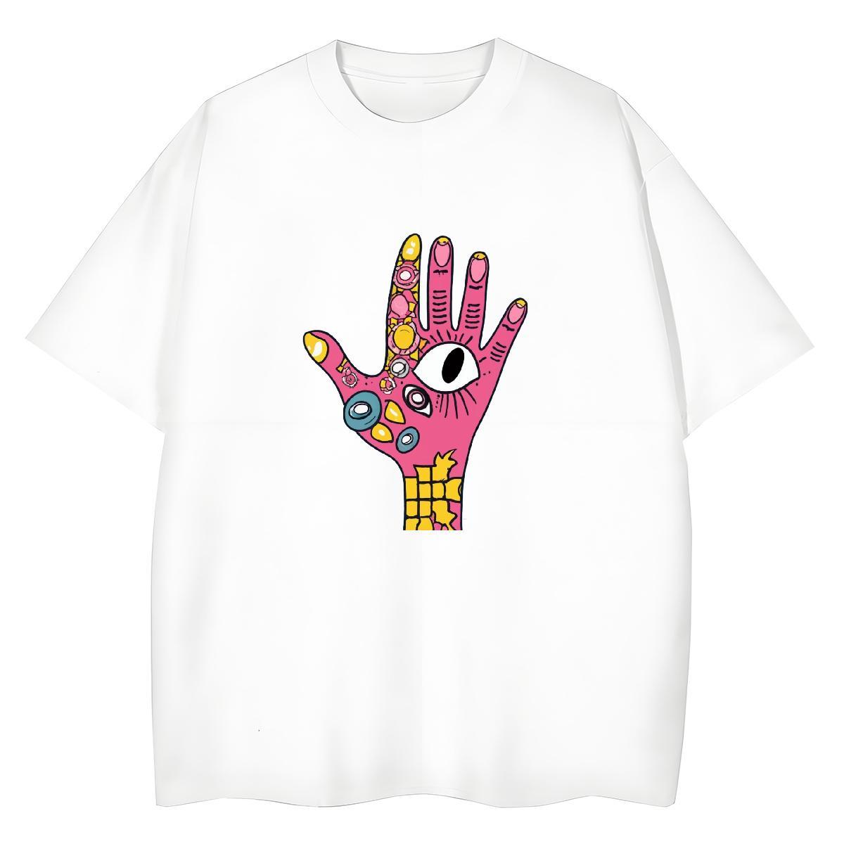Fashion New T Shirts Women 100% Cotton 230g Comfortable Casual Beach skull Tshirt for Man Woman Nice DIY Printed Wear