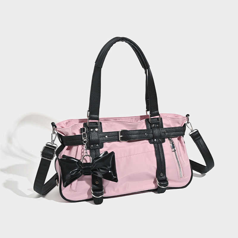 CMM Small and High End Polyester Large Capacity Sports Yoga Commuting Tote Bag Single Shoulder Armpit Bag Womens Hand Held Crossbody Bag
