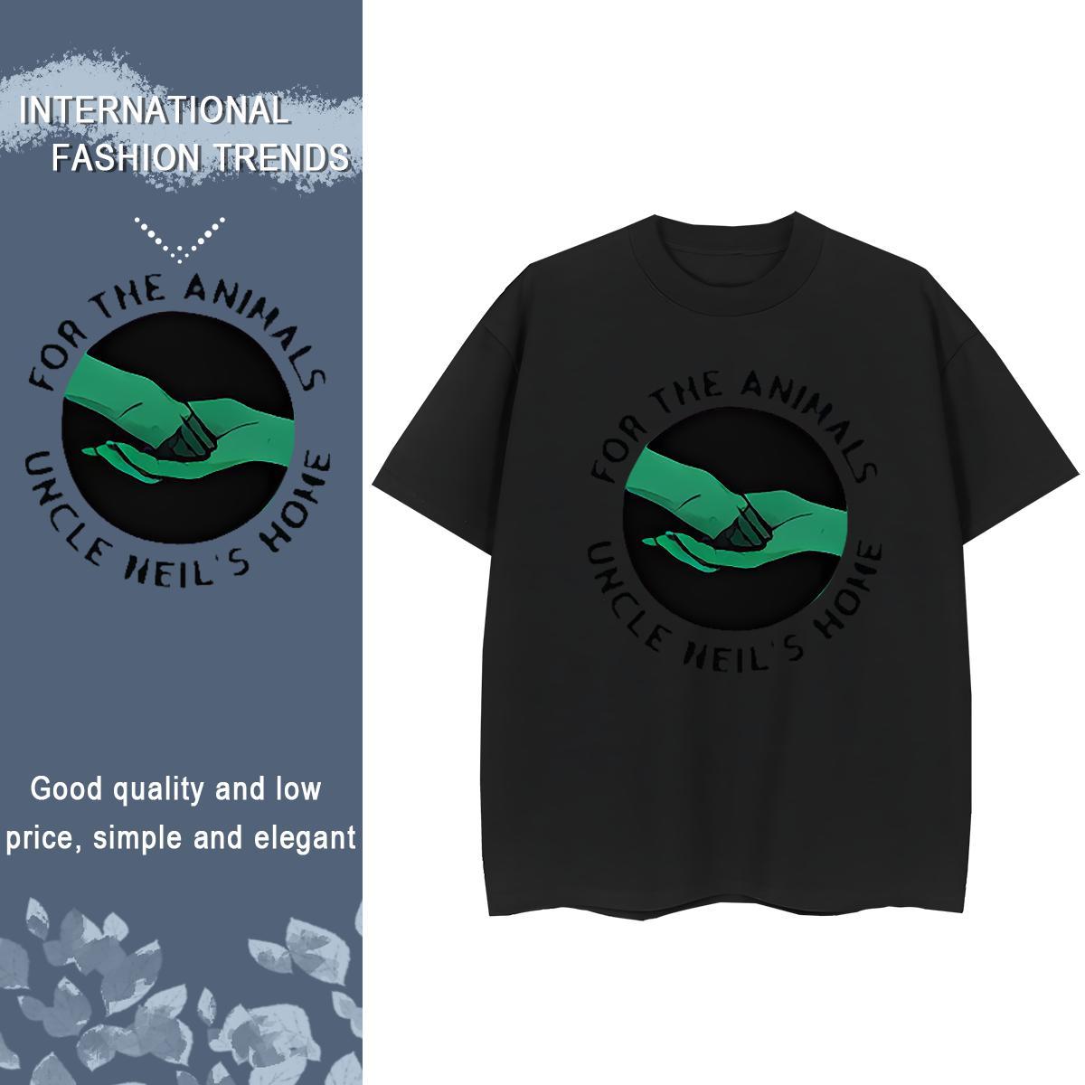 New Arrival T shirt 100% Cotton 230g Breathable Crew Neck Hip Hop hands Tshirt for Man Woman Brand Custom Print Oversized Tshirts
