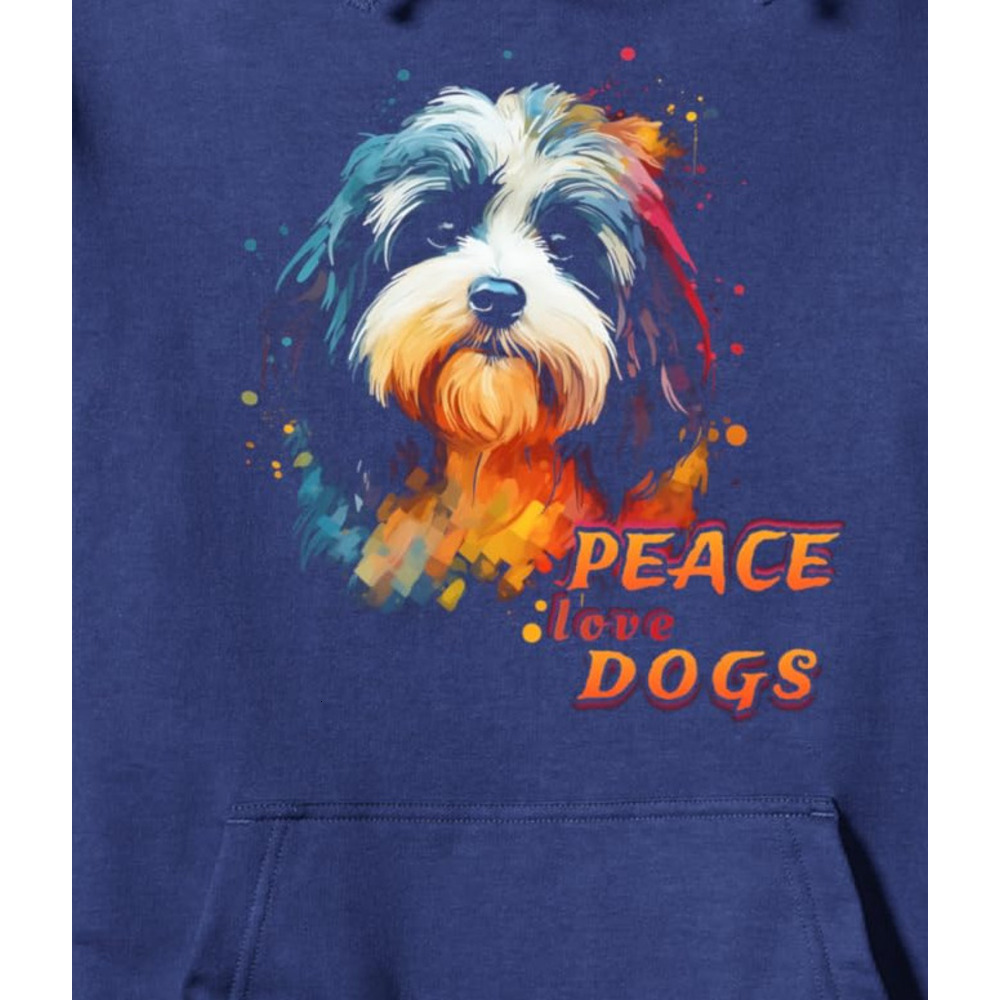 Hoodie for Mens Womens Havanese Dog Peace Love Dogs Owner Gifts Graphic Tees Men Pullover Hoodie Graphic Hoodies sweatshirt Pullover Long Sleeve