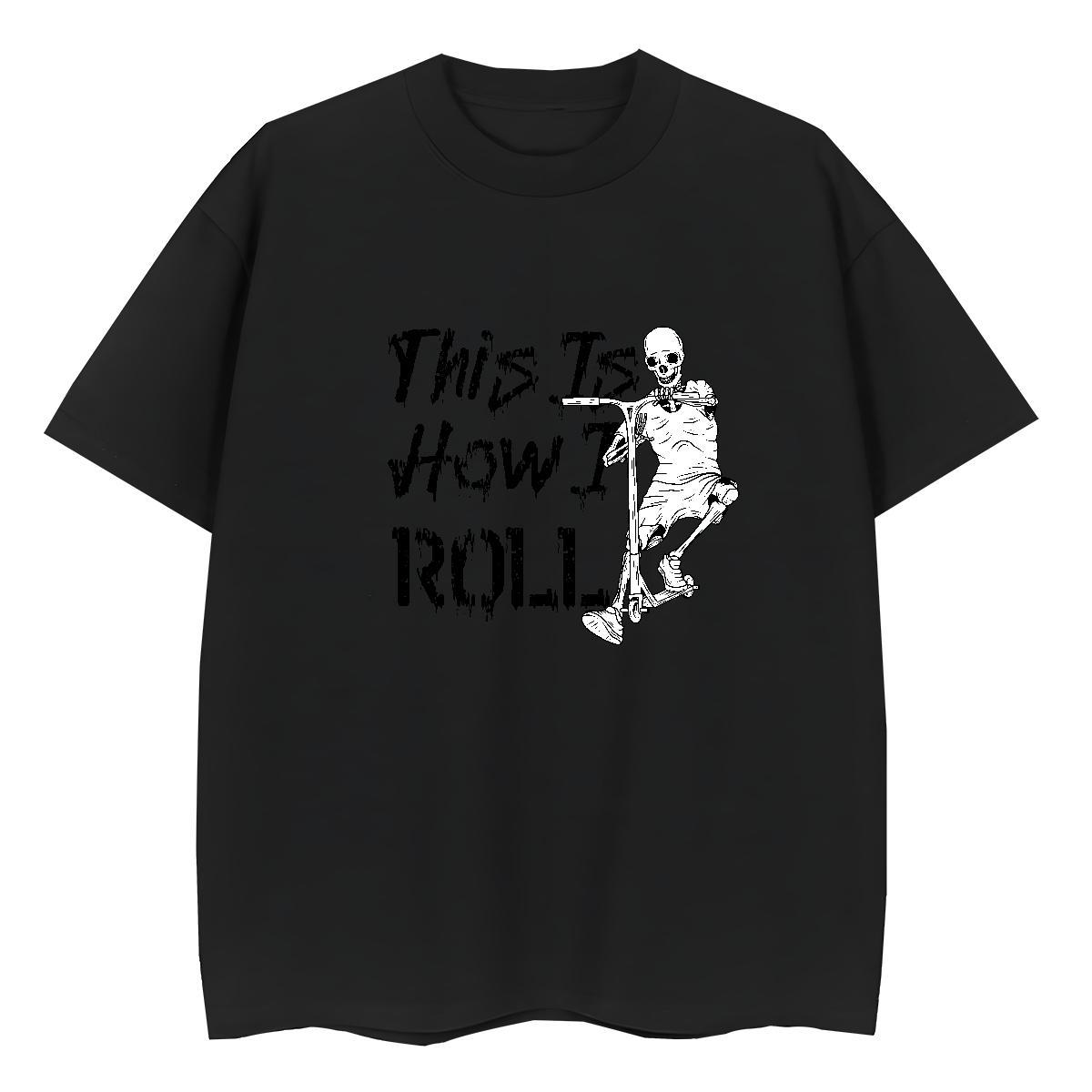 2024 T shirt 230g 100% Cotton Round Neck Short Sleeve Hip Hop logo Couples T Shirts Unisex Custom Print Oversized Tees Shirts