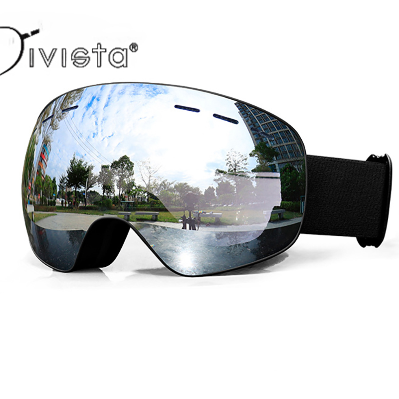 Professional Ski Goggles Men UV400 Adult anti-fog Snowboard Skiing Glasses Women Ultra-light Winter Snow Eyewear Sports Sunglasses S165 IVISTA