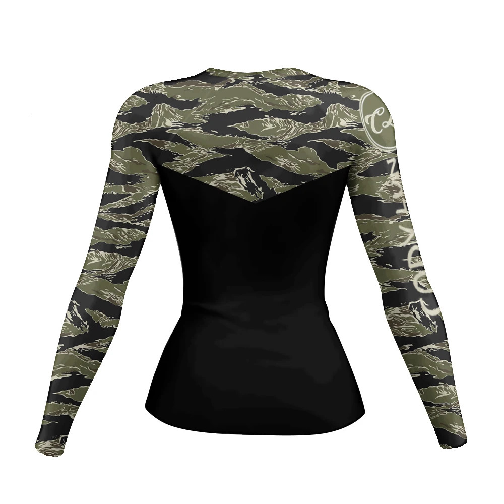 Cody Lundin MMA Grappling Rash Guard Women BJJ Training No Gi Fighting Wear Long Sleeve Tight Sublimation Gym Fitness Shirts 241011