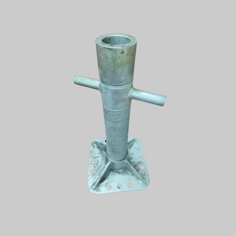 caffolding accessories thread rod base jack with nut and plate