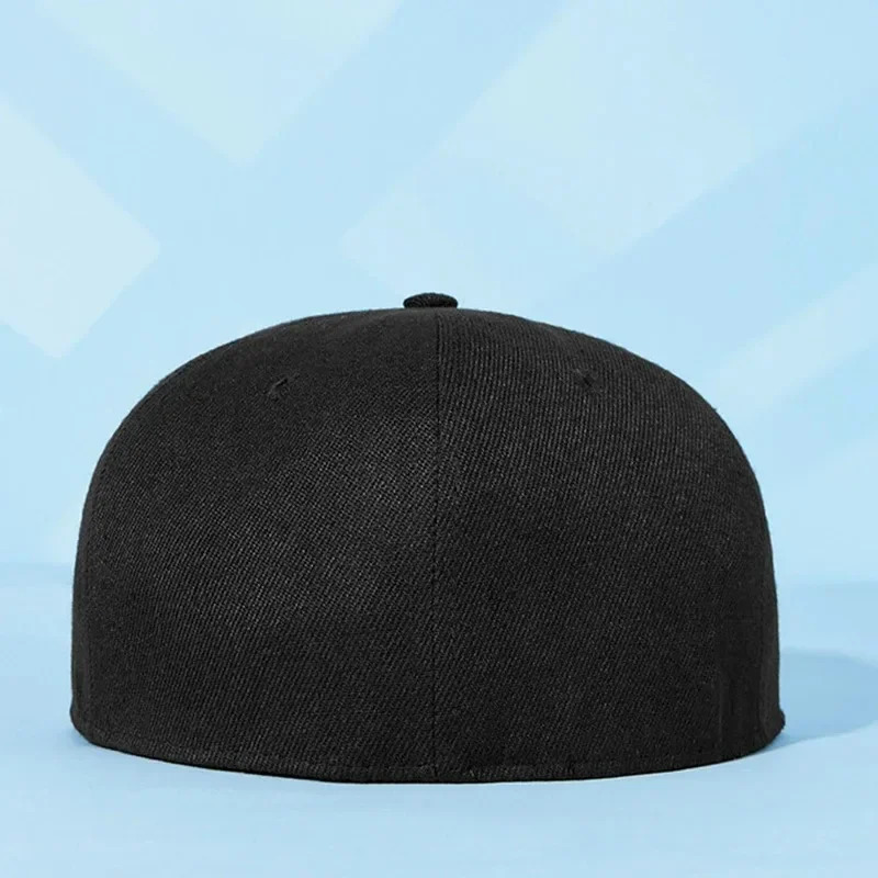 Big Bone Mens Plus Size 64cm Baseball Hat Adult Flat Hip Hop Set Snap Cap 60cm 62cm 241009