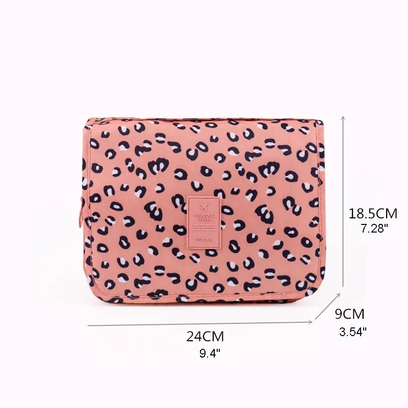 Makeup bag womens travel bag waterproof toilet beauty organizer womens bathroom Necester makeup storage bag with hooks 241008