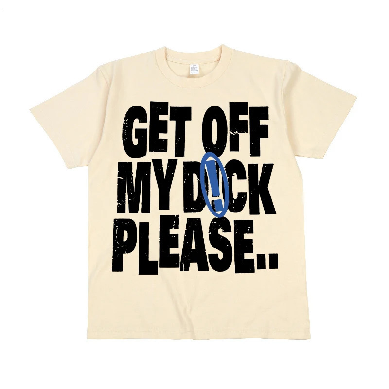 Mens pure cotton Tshirt punk Grunge letter printing loose hiphop street clothing summer unisex Gothic short sleeved Y2k 241011