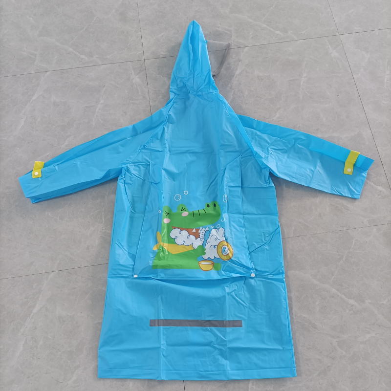 Fun cartoon hooded raincoat waterproof and breathable