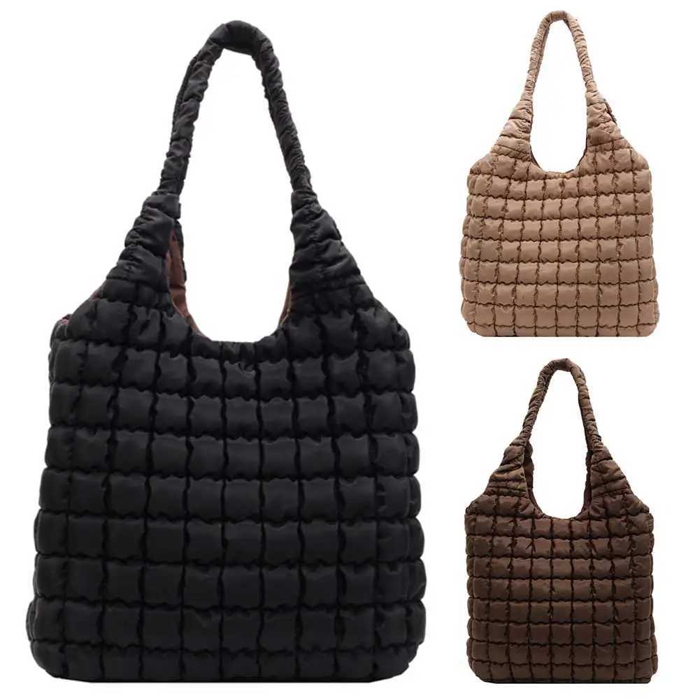 CMM Puffer Tote Bag for Women Quilted Carryall Large Capacity Soft Puffy Shoulder Lightweight Hobo Handbags Work Travel 241011