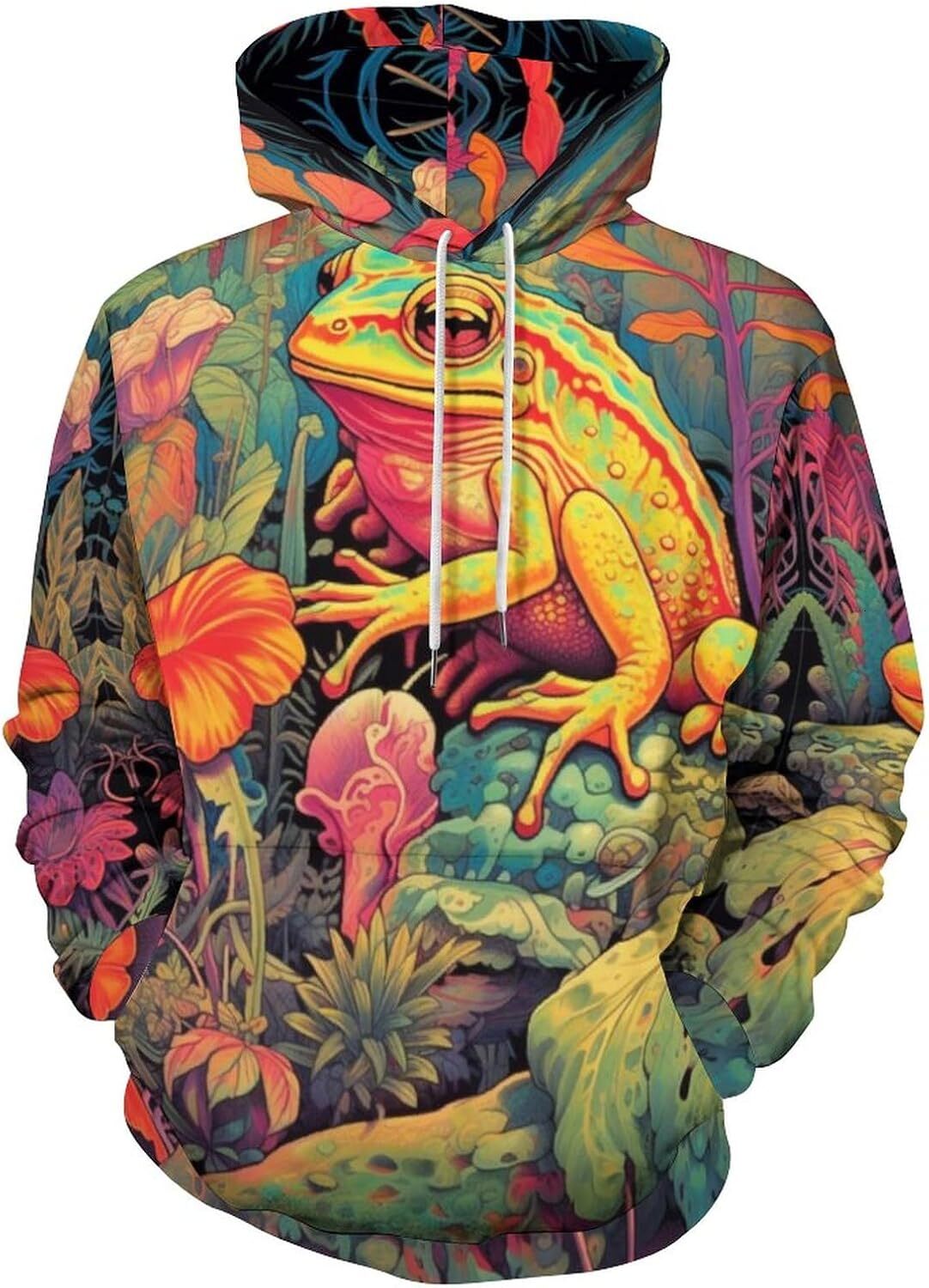 Hoodie for Mens Womens Frog Hoodie 3D Cartoon Frog Gift Sweatshirt Hippy Long Sleeve Autumn Winter Men Graphic Hoodies sweatshirt keep warm