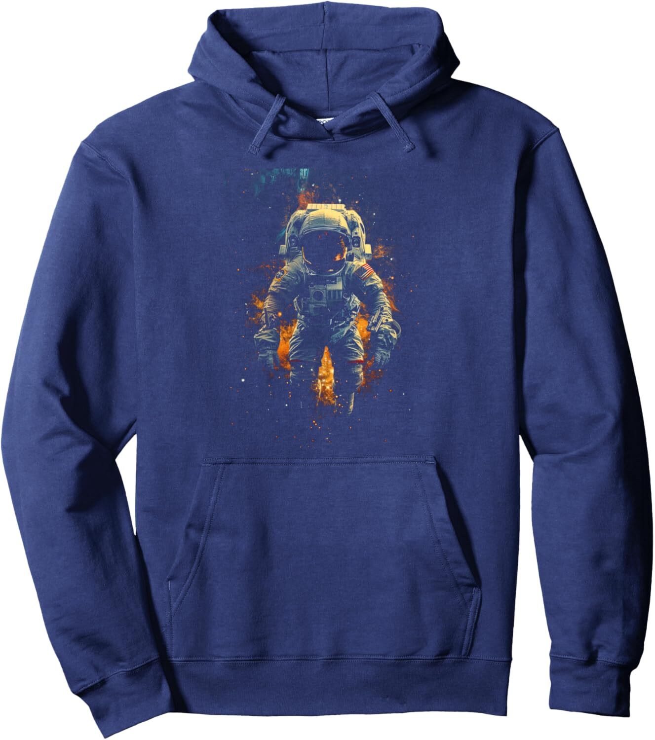 Hoodie for Mens Womens Astronaut Space Exploration Graphic Print Galaxy Inspired Pullover Hoodie Graphic Hoodies sweatshirt Pullover Long Sleeve