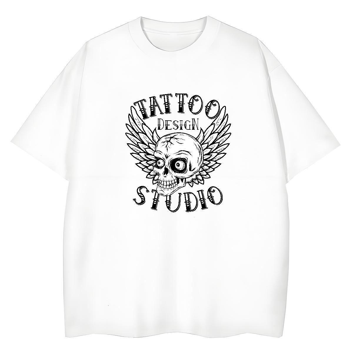 Factory Direct Women T Shirts 230g Pure Cotton Breathable Street Wear logo Unisex Tshirts Comfortable Floral Print Clothings