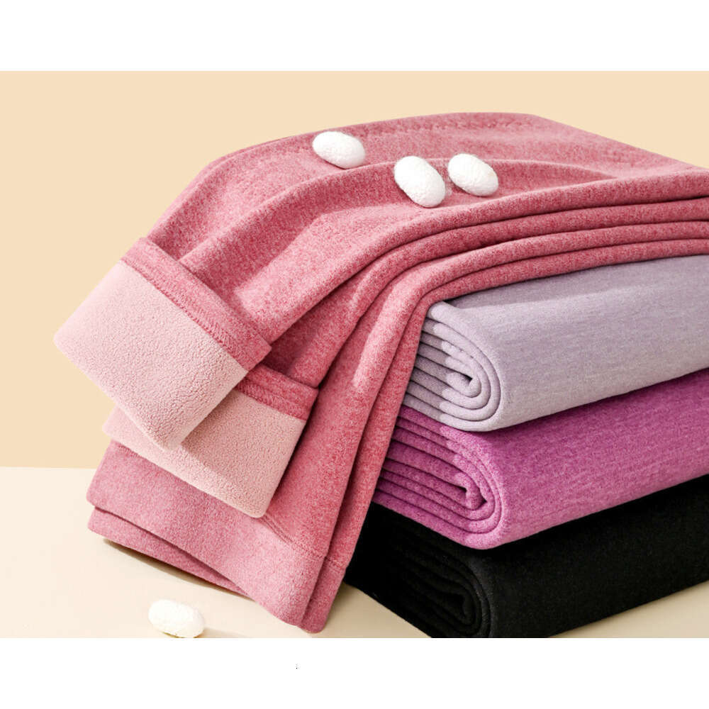 Wool and Silk Extended Women's Warm Thickened with Velvet, Underwear Bottom, Autumn Cotton Pants Velvet Autumn/Winter Thick