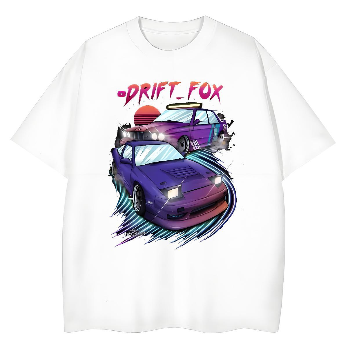 Fashion New Women T Shirts 100% Cotton 230g Crew Neck Breathable Street Casual car Woman Tshirt Lady Cartoon Floral Printing Tees Shirts