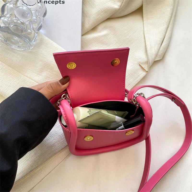 Shoulder Bags Designer Chain Tag Bag Women'S Simple Green Pu Handbag Woman Fashion Casual Leather Mini Female Crossbody e8ee