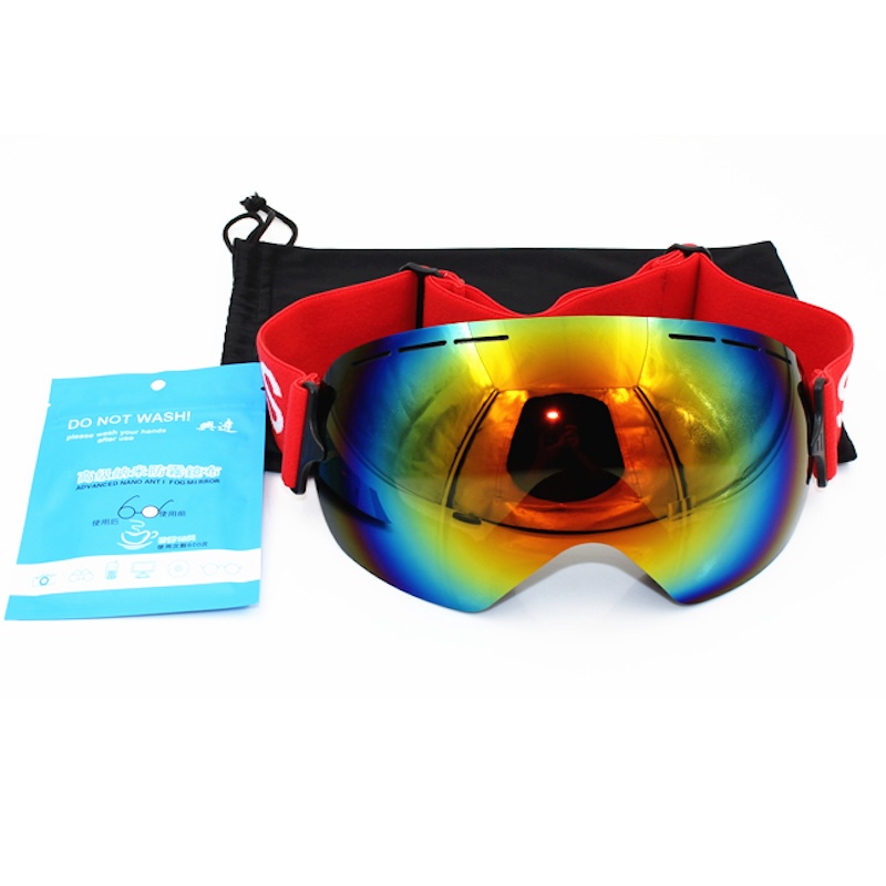 Professional Ski Goggles Men UV400 Adult anti-fog Snowboard Skiing Glasses Women Ultra-light Winter Snow Eyewear Sports Sunglasses S165 IVISTA
