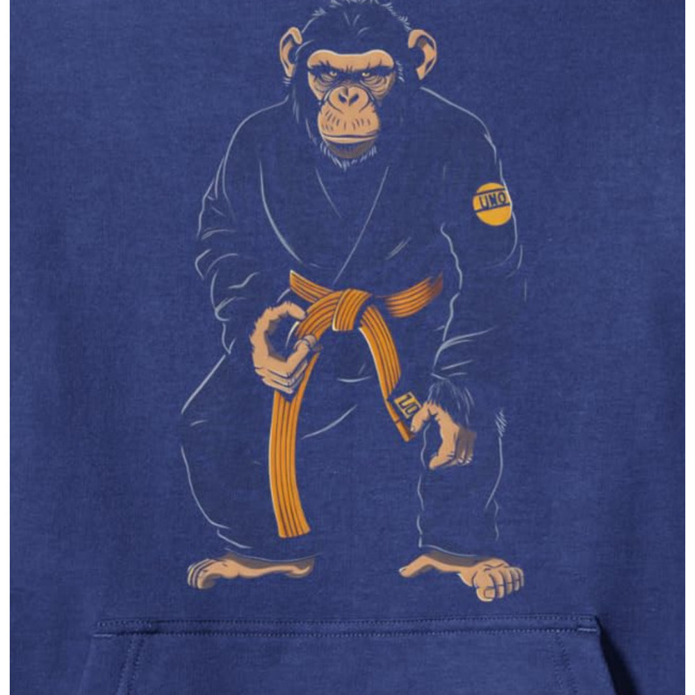 Hoodie for Mens Womens Jiu Jitsu Monkey BJJ MMA Judo Martial Arts Training Graphic Pullover Hoodie Graphic Hoodies sweatshirt Pullover Long Sleeve