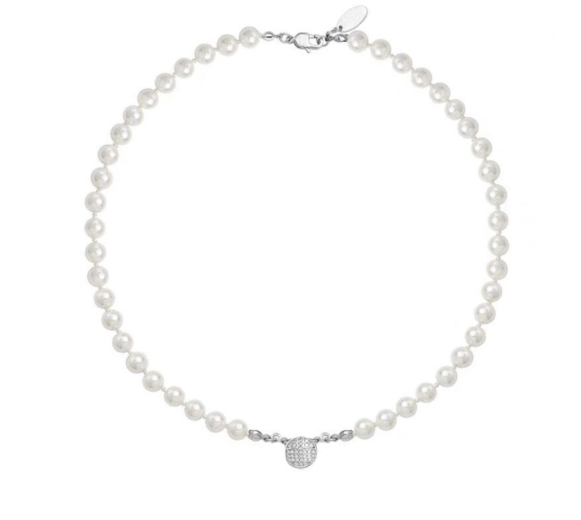 Fashion Crystal Beaded pearl necklace Chain Necklace Baroque choker for women party jewelry gift