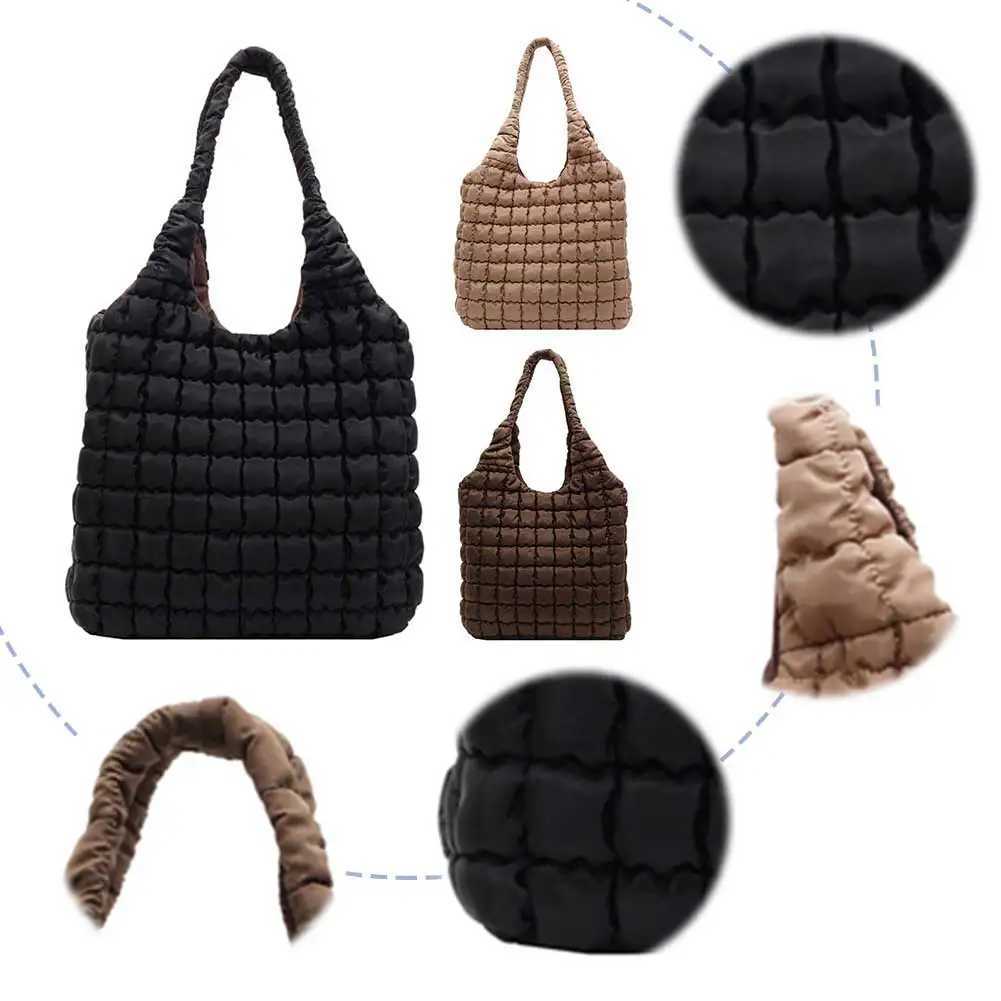 CMM Puffer Tote Bag for Women Quilted Carryall Large Capacity Soft Puffy Shoulder Lightweight Hobo Handbags Work Travel 241011