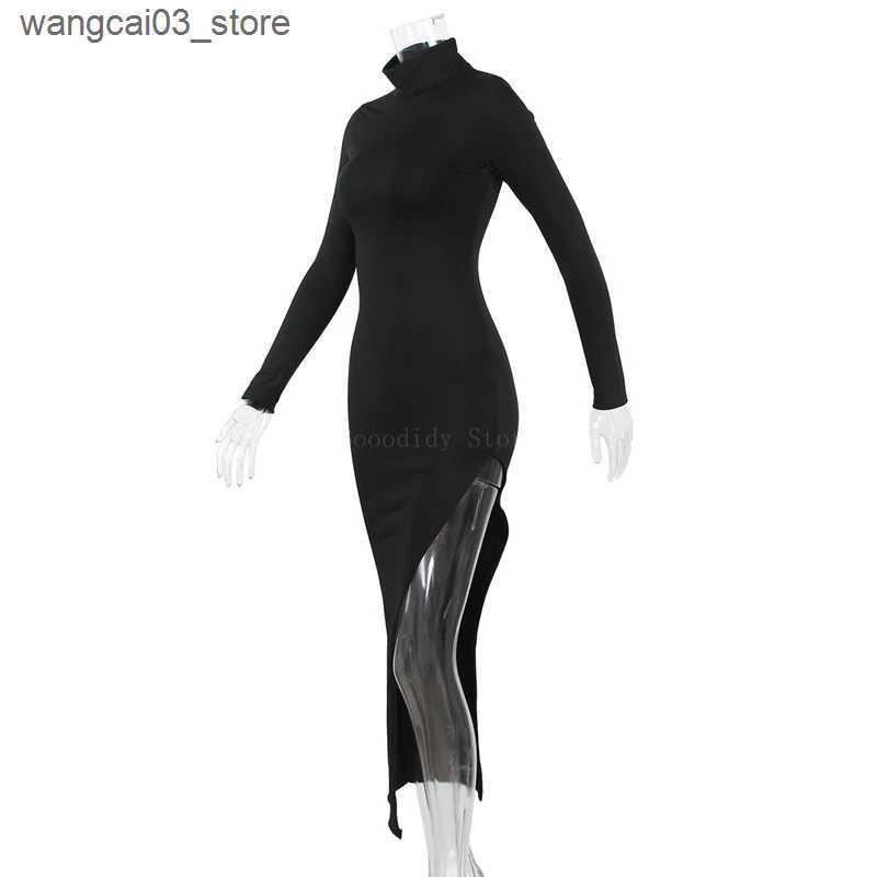 Maternity Dresses Maternity Dresses Stylish Maternity Gown with Elegant Round Neckline Perfect for Pregnancy Photoshoots L240910