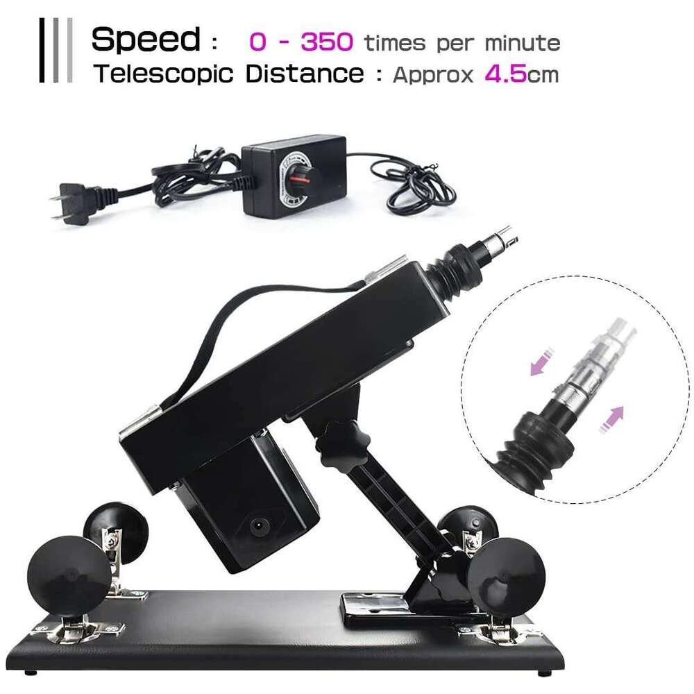 Automatic Sex Machine 3XLR Connector Love Machine Adjustable Adult Sex Toys with 6 Attachments for Couples Men and Women