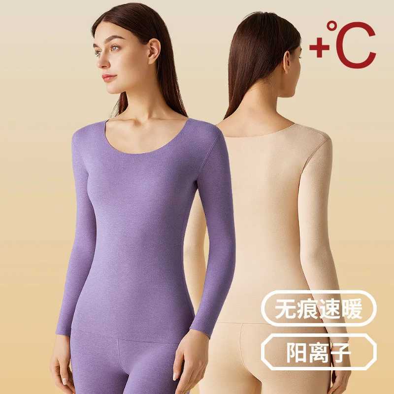 Womens Thermal Underwear Winter Womens Thermal Underwear Sets Long Johns Winter Clothes Comfortable Thermo Underwea Suit Warm Winter Inner Wear Paja Y
