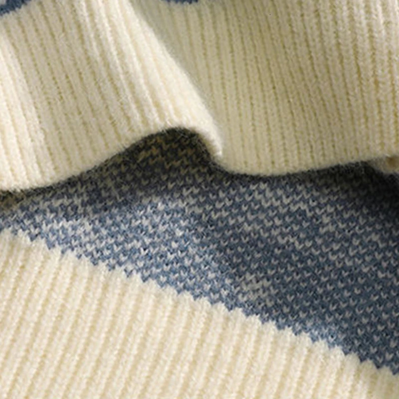 Y2k cardigan with blooming collar mens sweater winter vintage sweater jacket fashionable and loose Harajuku womens oversized wool knit 241007