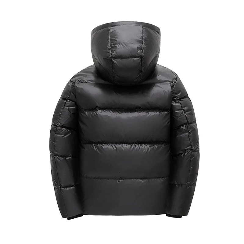 Mens hooded casual jacket detachable hat set Parkas jacket mens mens autumn warm and waterproof Parkas jacket 241007
